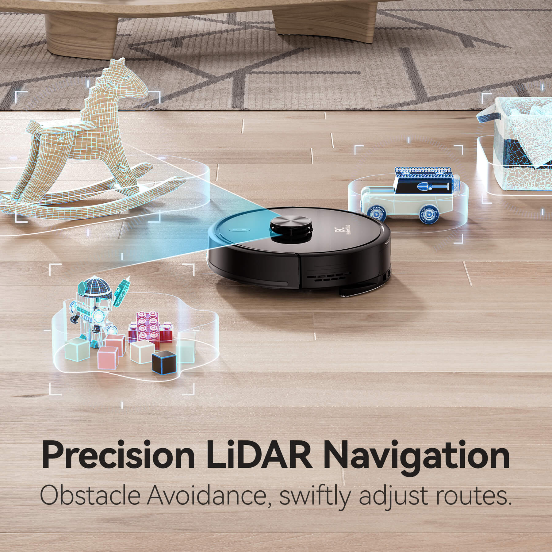 Boolean Cloud H7+ Robot Vacuum with Self Emptying Station
