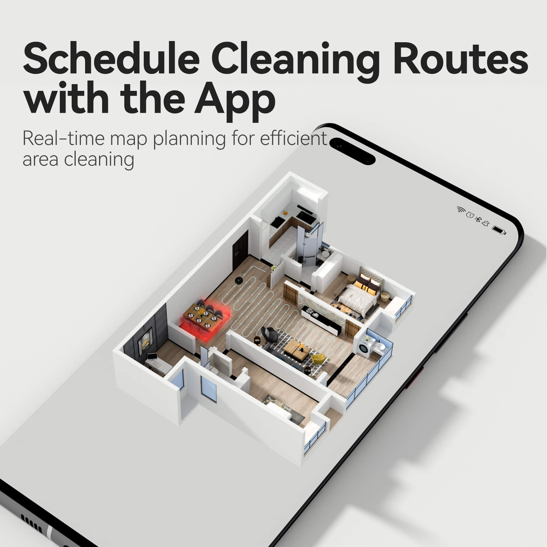 Boolean Cloud H7+ Robot Vacuum with Self Emptying Station