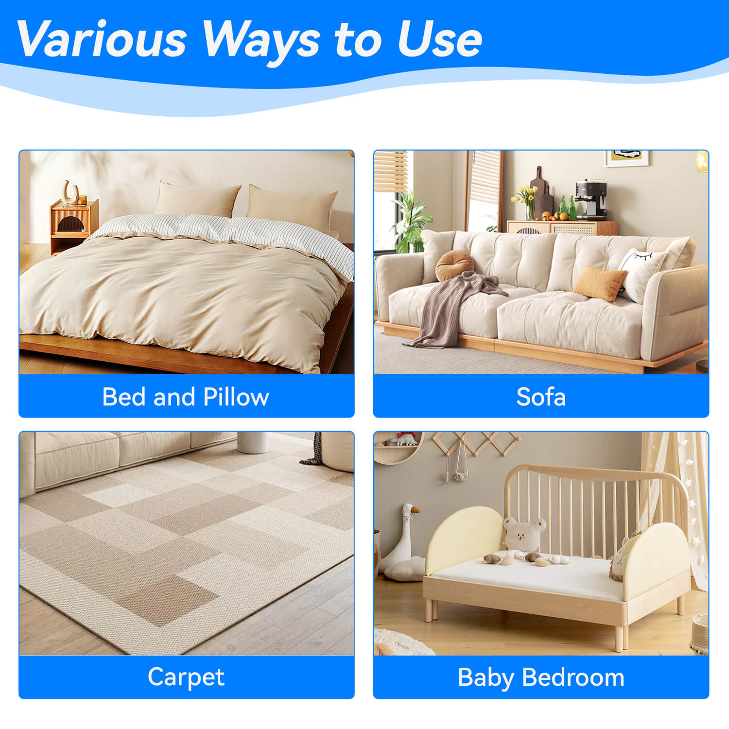 Boolean Cloud BC700 Pro Mattress Vacuum Cleaner with HEPA Filter