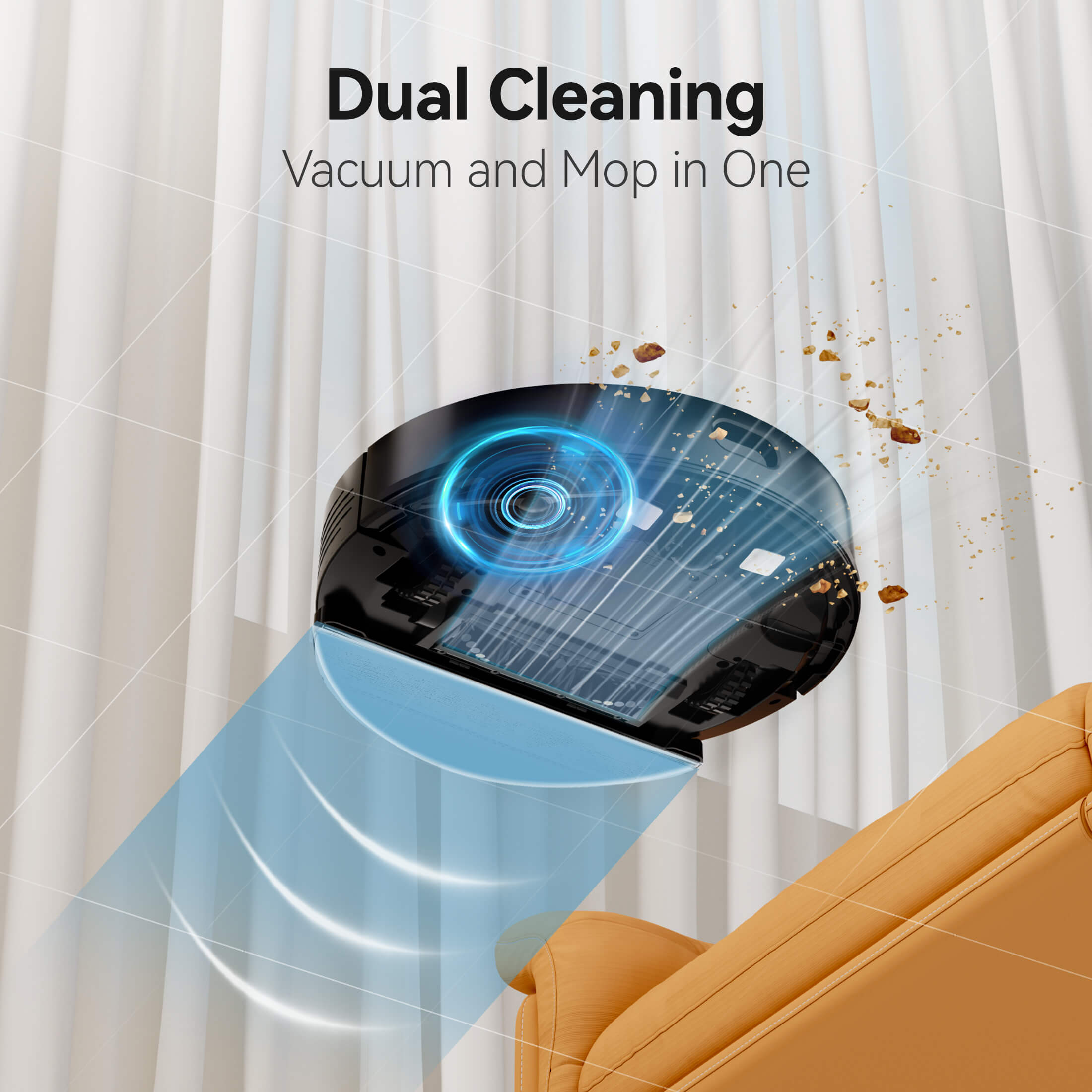 Boolean Cloud H7+ Robot Vacuum with Self Emptying Station